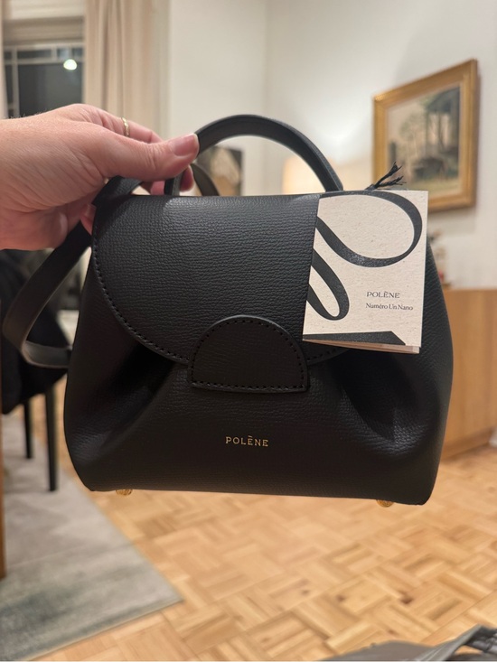 Polene Handbags - Mini Polene Numero Un Nano Handbag in Black